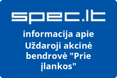 Prie įlankos, UAB | spec.lt