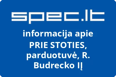 PRIE STOTIES, parduotuvė, R. Budrecko, IĮ