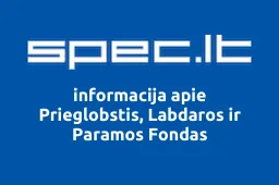 Prieglobstis, Labdaros ir Paramos Fondas | spec.lt