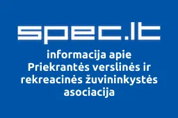 Priekrantės verslinės ir rekreacinės žuvininkystės asociacija | spec.lt
