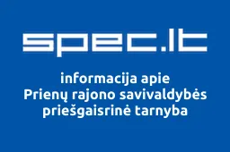 Prienų rajono savivaldybės priešgaisrinė tarnyba iliustracija