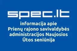 Prienų rajono savivaldybės administracijos Naujosios Ūtos seniūnija iliustracija