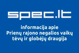 Prienų rajono negalios vaikų tėvų ir globėjų draugija | spec.lt