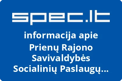 Prienų Rajono Savivaldybės Socialinių Paslaugų Centras | spec.lt