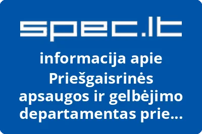 Priešgaisrinės apsaugos ir gelbėjimo departamentas prie Vidaus reikalų ministerijos