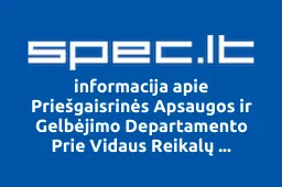 Priešgaisrinės Apsaugos ir Gelbėjimo Departamento Prie Vidaus Reikalų Ministerijos Gaisrinių Tyrimų Centras | spec.lt