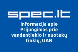 Prijungimas prie vandentiekio ir nuotekų tinklų, UAB iliustracija