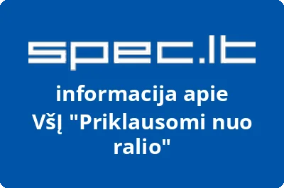 Priklausomi nuo ralio, VŠĮ | spec.lt