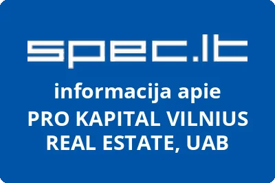 PRO KAPITAL VILNIUS REAL ESTATE, UAB