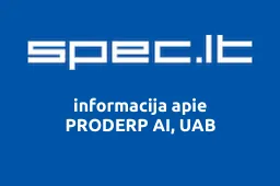 PRODERP AI, UAB | spec.lt