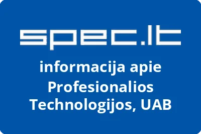 Profesionalios Technologijos, UAB