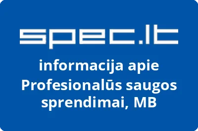 Profesionalūs saugos sprendimai, MB