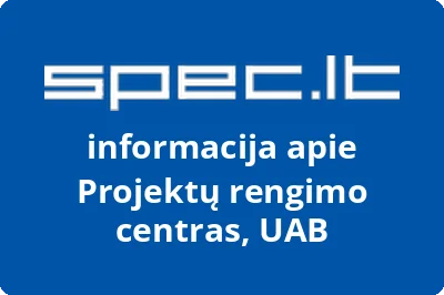 Projektų rengimo centras, UAB