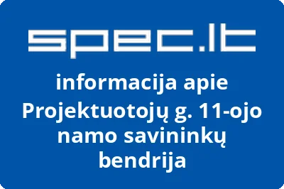 Projektuotojų g. 11-ojo namo savininkų bendrija