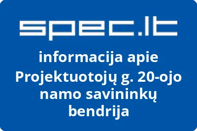 Projektuotojų g. 20-ojo namo savininkų bendrija