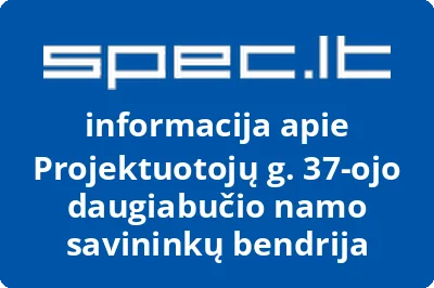 Projektuotojų g. 37ojo daugiabučio namo savininkų bendrija