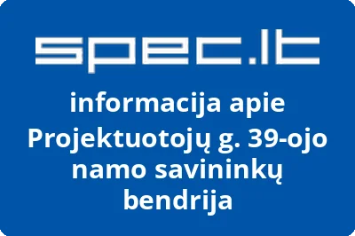 Projektuotojų g. 39-ojo namo savininkų bendrija