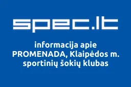 PROMENADA, Klaipėdos m. sportinių šokių klubas | spec.lt