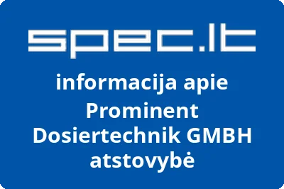 Prominent Dosiertechnik GMBH atstovybė