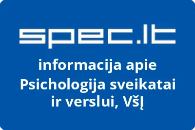 Psichologija sveikatai ir verslui, VŠĮ