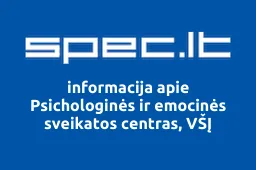 Psichologinės ir emocinės sveikatos centras, VŠĮ | spec.lt