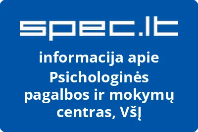 Psichologinės pagalbos ir mokymų centras, VšĮ