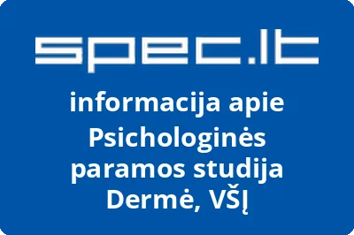 Psichologinės paramos studija Dermė, VŠĮ