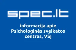 Psichologinės sveikatos centras, VŠĮ iliustracija