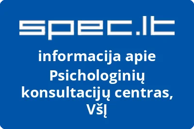Psichologinių konsultacijų centras, VŠĮ