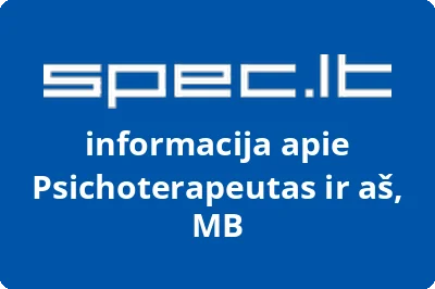 Psichoterapeutas ir aš, MB | spec.lt