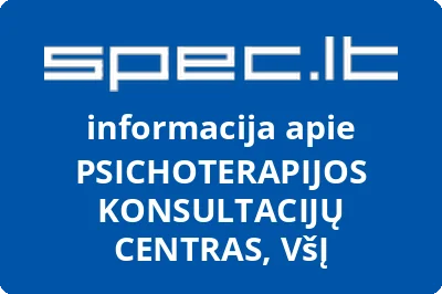 Psichoterapijos konsultacijų centras, VŠĮ