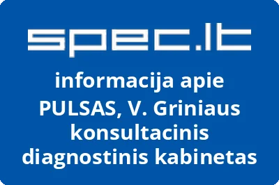 PULSAS, V. Griniaus konsultacinis diagnostinis kabinetas