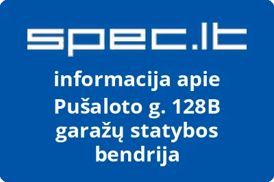 Pušaloto g. 128B garažų statybos bendrija