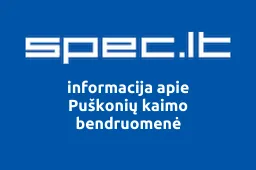Puškonių kaimo bendruomenė iliustracija