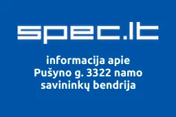 Pušyno g. 3322 namo savininkų bendrija | spec.lt