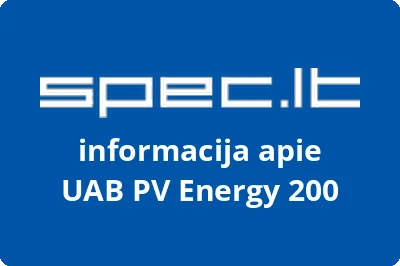 PV Energy 200, UAB | spec.lt