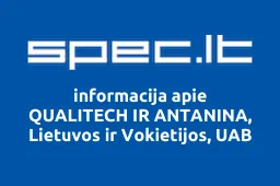 QUALITECH IR ANTANINA, Lietuvos ir Vokietijos, UAB iliustracija