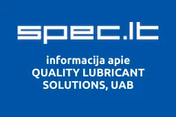 QUALITY LUBRICANT SOLUTIONS, UAB | spec.lt