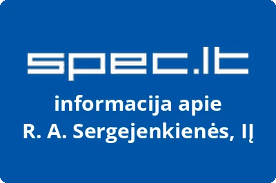 R. A. Sergejenkienės, IĮ
