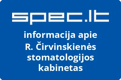 R. Čirvinskienės stomatologijos kabinetas | spec.lt