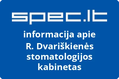 R. Dvariškienės stomatologijos kabinetas | spec.lt