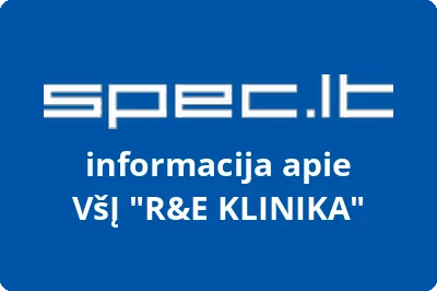 R&E KLINIKA, VŠĮ