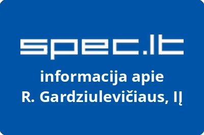 R. Gardziulevičiaus, IĮ | spec.lt
