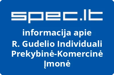R. Gudelio Individuali Prekybinė-Komercinė Įmonė