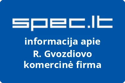 R. Gvozdiovo komercinė firma