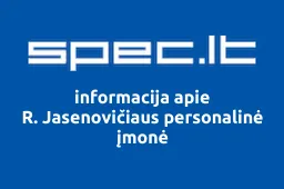 R. Jasenovičiaus personalinė įmonė | spec.lt