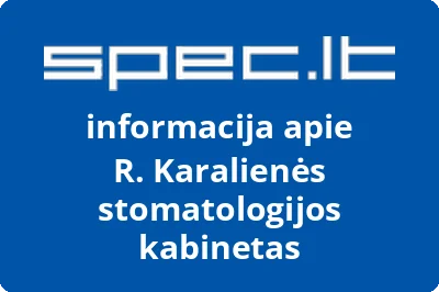 R. Karalienės stomatologijos kabinetas | spec.lt