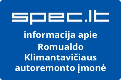 Romualdo Klimantavičiaus autoremonto įmonė