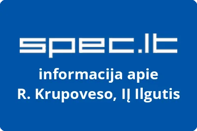 R. Krupoveso individuali įmonė Ilgutis
