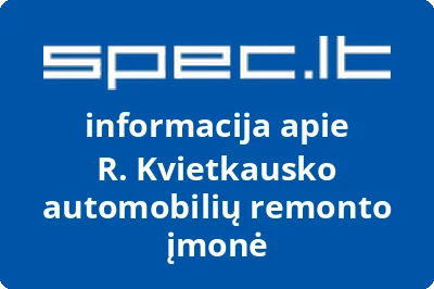 R. Kvietkausko automobilių remonto įmonė
